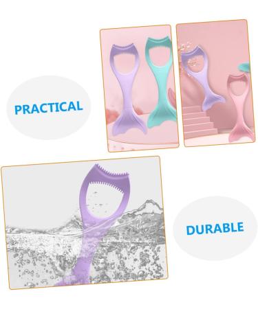 Housoutil Makeup Applicator 2pcs Mascara Brush Eyelash Makeup Tool Reusable Eye Stencils Eyeliner Stencils Eyes Template 15X5.7CMx2pcs Violetx2pcs - Buy Online on GoSupps.com