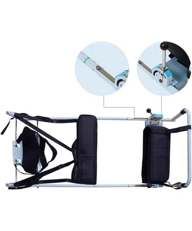 Back Lumbar Traction Device Home Use Cervical Spine Extension Stretcher Device Relieving Neck & Lumbar Spondylosis with Inflatable Pillow - Buy Online on GoSupps.com