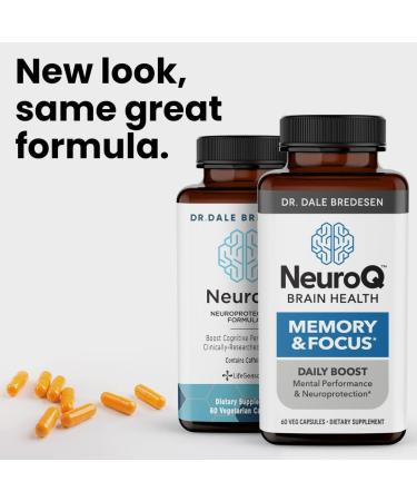 NeuroQ Memory & Focus Supplement by Dr. Dale Bredesen - 60 Capsules, Boost Cognitive Performance, Support Healthy Brain Function - Buy Online on GoSupps.com
