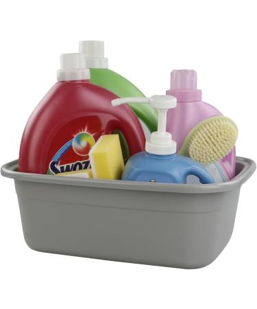 Begale Wash Basin Tub 2-Pack 16 Quart Gray Dishpan Washing Up Bowl 41.7 cm x 32.7 cm x 15 cm - Buy Online on GoSupps.com