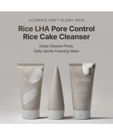 Rice + LHA Pore Control Rice Cake Cleanser with Salicylic Acid - Deep Cleansing Gentel Exfoliation All skin types 5.29 oz - Buy Online on GoSupps.com