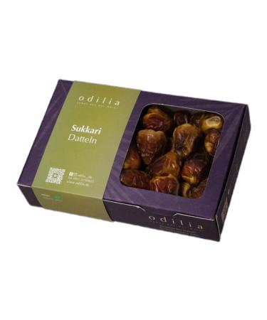 odilia Odilia Organic Sukkari Dates - Vegan and gluten-free treat - No refined sugar - Sweetened with dates - Made in Germany - 750g