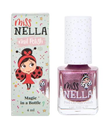 Miss Nella Diplodo-Kiss Disacrangective nail polish especially for children chrome pink peel-off formula non-toxic water-based and odor-neutral diplodokiss