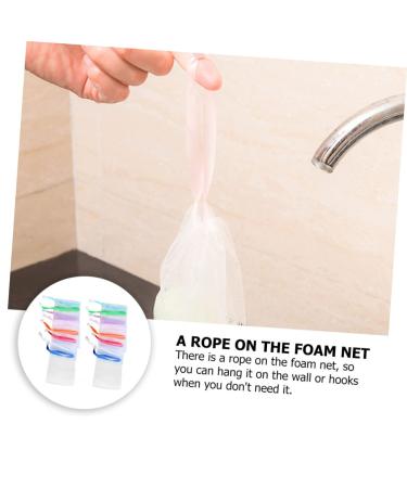 Buy Minkissy 20pcs Soap Foaming Net - Exfoliating Pouch & Bath Scrubber for Bubble & Soap Savers | International Shipping Available - Buy Online on GoSupps.com