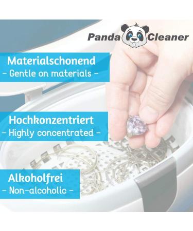 Pandaclean 5L Concentrate - Ultra Effective Liquid for Ultrasound Cleaners | For Glasses Dental Products Gold Coins Watches & More - Buy Online on GoSupps.com