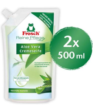  Frosch Frosch 2-pack of 500ml aloe vera hand soap refills - Buy Online on GoSupps.com
