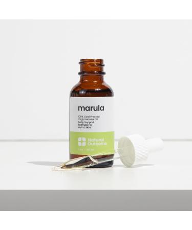 100% Pure Cold-Pressed Marula Oil - Lightweight Anti-Aging Moisturizer for Face Hair & Body | 1 oz - Buy Online on GoSupps.com