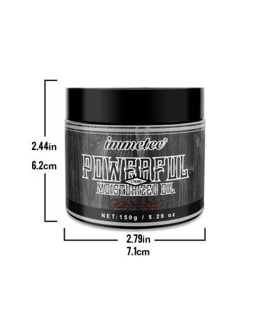 Immetee Hair Pomade for Men - Strong Hold High Shine Water-Based Clay - 150g Easy to Wash Non-Greasy Hair Wax for All Styles - Buy Online on GoSupps.com