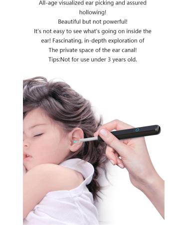 Wax Remover with Camera - Upgraded Wireless Ear Wax Removal Tool | 1080P HD Waterproof Otoscope for iPhone & Android | Ear Wax Removal Kit (Black - Buy Online on GoSupps.com