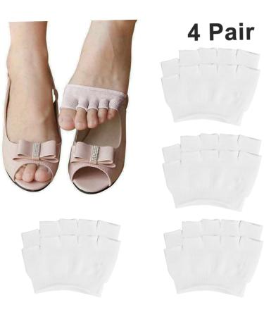 Shop Beaupretty 12 Pairs Peep-Toe Socks for Women - Comfortable Elastic Fabric Sandals & Half Toe Socks - Trendy Footwear for Every Occasion - Buy Online on GoSupps.com