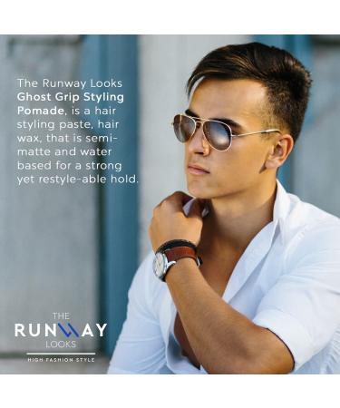 Ghost Grip Styling Hair Pomade - Medium to Strong Hold Water-Based Formula for Men & Women (2oz) - London Pomade - Buy Online on GoSupps.com