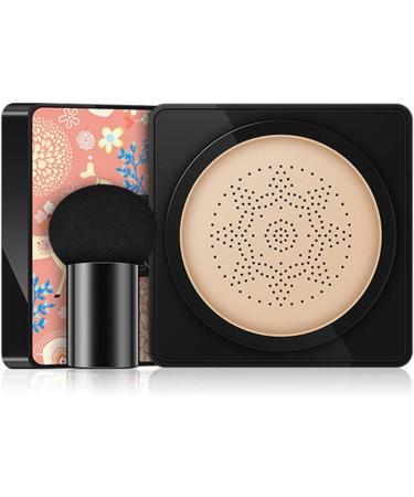 Mushroom Head Foundation Waterproof Air Cushion CC Cream BB Cream Long-Lasting Moisturizing Concealer Brightening Makeup Base with Mushroom Makeup Sponge Shakven - Buy Online on GoSupps.com