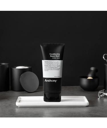 Anthony Conditioning Beard Wash 6 Fl Oz - Hydrating Cleansing Formula with Botanical Extracts & Oils for Soft Detangled Beard - Buy Online on GoSupps.com