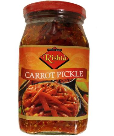  Thimble's Online RISHTA Carrot Pickles - By Shopper's Freedom 400g (Pack of 2) - Buy Online on GoSupps.com