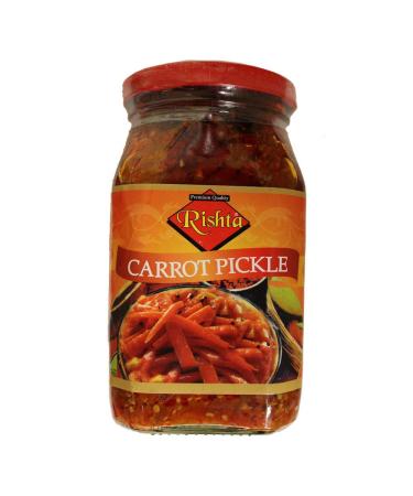 Thimble's Online RISHTA Carrot Pickles - By Shopper's Freedom 400g (Pack of 2)