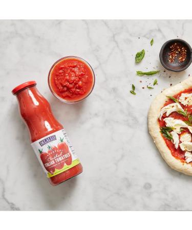 DeLallo San Marzano Style Crushed Tomatoes 28oz - Pack of 3 | Authentic Italian Flavor - Buy Online on GoSupps.com