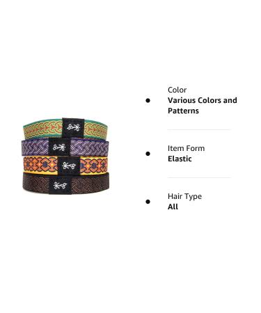 Vikings Hair Ties for Men | Premium No-Rip, No-Slip Design for All Hair Types - Buy Online on GoSupps.com