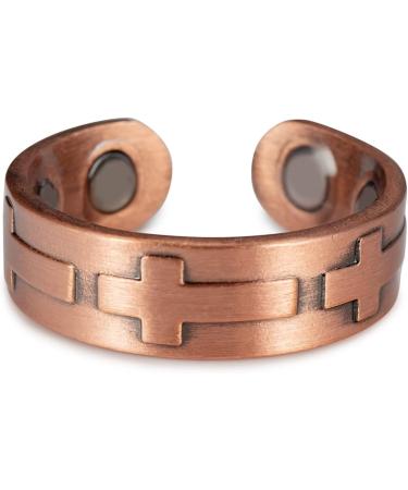EnerMagiX Pure Copper Magnetic Rings for Women - Birthday Gift for Mom, Wife, Daughter | Women's Day Gift - Buy Online on GoSupps.com