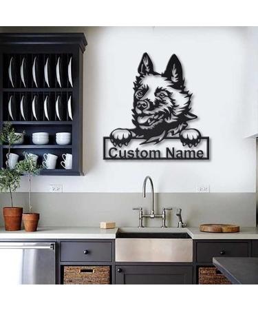 Personalized Schipperke Dog H lzernschild Art |Custom Schipperke dog wooden shield |Animal funny |Father's Day gift |Pets gift |Birthday gift