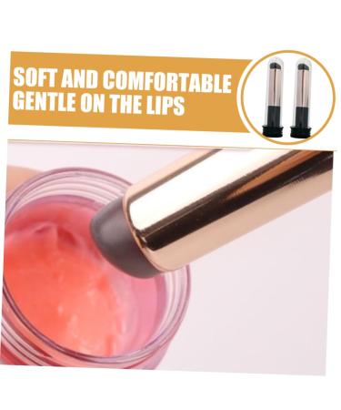 2pcs Silicone Lip Brush Set - Perfect Lip Applicator for Lip Gloss Lipstick & Balm | Women's Makeup Essential - Buy Online on GoSupps.com