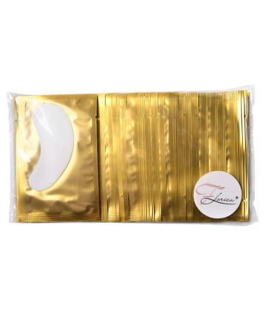 Florica 50 Pairs Lint-Free Hydrogel Eye Pads for Eyelash Extensions - Yellow Gel Masks & Eye Flaps - Buy Online on GoSupps.com