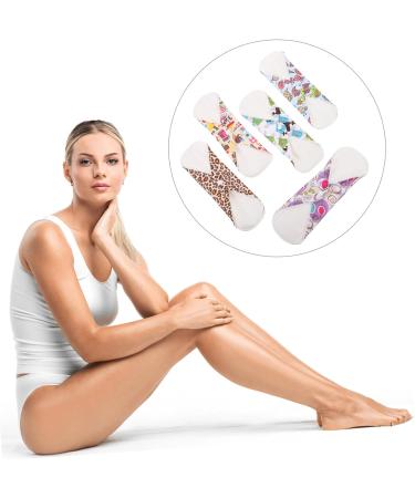 Healifty 15 Pcs Organic Washable Sanitary Pads | Reusable Cloth Menstrual Pads & Nursing Pads Assorted Colors | Bamboo Incontinence Pads for Women | Eco-Friendly Ladies Panties Liner - Pack of 1 - Buy Online on GoSupps.com