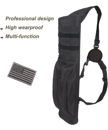 KRATARC Archery Multi-Function Back Arrow Quiver with Molle System Shoulder Arrows Holder Hanged Target Shooting Quiver for Arrows Black (For Right-handed) - Buy Online on GoSupps.com