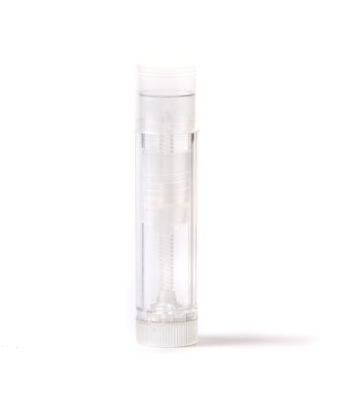 5ml Lip Balm Lipstick Twister With Push On Cap Natural Clear x 50
