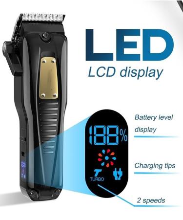 High Power Electric Hair Clippers for Men - Professional Barbershop & Home Use - Vintage Trimmer Tool - Buy Online on GoSupps.com