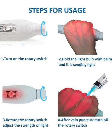Inlima Portable Venous Viewer - Handheld Vein Finder for Hospitals Clinics & Home Use | Easily Locate Subcutaneous Veins - Buy Online on GoSupps.com