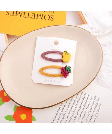 Shop Watenkliy 12-Piece Children's Hair Clips | Cute Fruit & Vegetable Hairpins for Girls - International Shipping Available - Buy Online on GoSupps.com