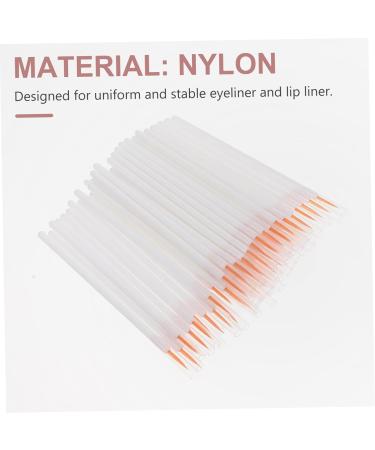 BELLIFFY 100pcs Disposable Eyeliner Brush Liquid Brush Eyeliner The Face Nylon Lip Liner Brush Girl White - Buy Online on GoSupps.com