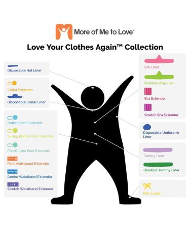 More of Me to Love Cotton Belly Pad - Pack of 9 XL White | Premium Comfort for All Sizes - Buy Online on GoSupps.com
