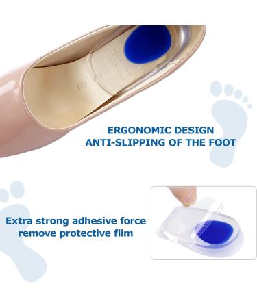 Carehabi Heel Spur Inserts - Soft Gel Pillows for Men & Women | Orthopedic Support for Heel & Achilles Tendon - 2 Pairs - Buy Online on GoSupps.com