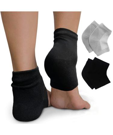 Plantar Fasciitis Treatment  Heel Pain Relief Protectors Foot Inserts Heel Socks for Achilles Tendonitis Tendon  Spurs  Fascia Support  Sore Feet  Bruised Foot Cracked Heels for Women Men 2 Pairs