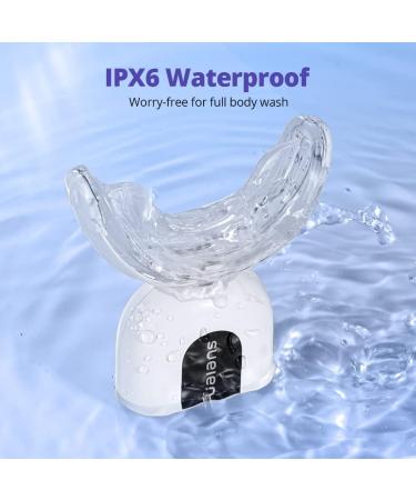 Ualans Teeth Whitening Kit - Professional 32 LED System with 3x4ml Bleaching Gel Soothing Gel - Safe & Painless 10-Minute Whitening for Bright White Teeth - Buy Online on GoSupps.com