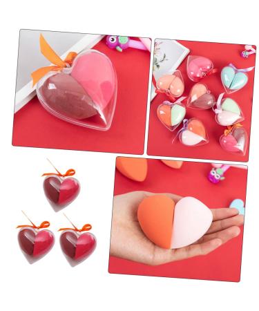 Housoutil 9 Boxes Heart-Shaped Makeup Sponges - No Crease Puff Applicator for Foundation & Skin Care | Hydrophilic Polyurethane | International Shipping Available - Buy Online on GoSupps.com
