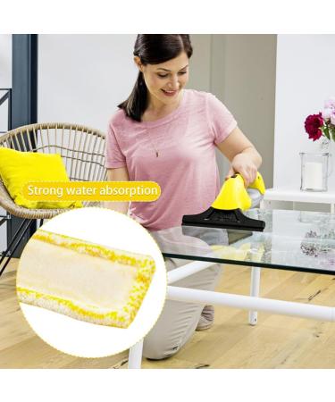 Tiamorph 5 Pack Window Vacuum Cleaning Pad Compatible with WV2 WV5 window cleaner Microfibre Swipping Cloth Pads Cleaner Accessories Yellow - Buy Online on GoSupps.com