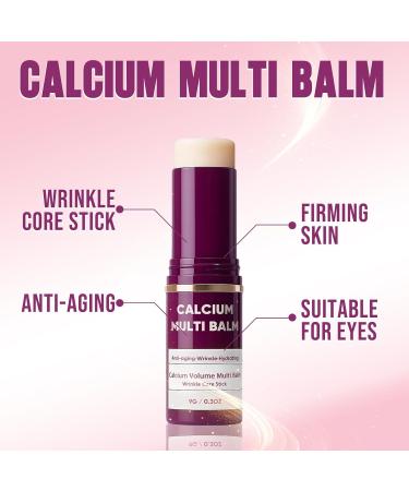 Chfukew 2PCS Cemenrete Calcium Volume Multi Balm Stick Anti-aging Hydrating Sagging Wrinkles Korean Collagen Moisturing Stick for Eyes Neck Face - Buy Online on GoSupps.com