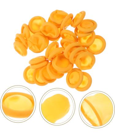 Veemoon 100pcs Nitrile Anti-Static Finger Cots - Protective Finger Sleeves for Ultimate Finger Relief | Portable Yellow Finger Covers 6.5x2.5cm - Buy Online on GoSupps.com