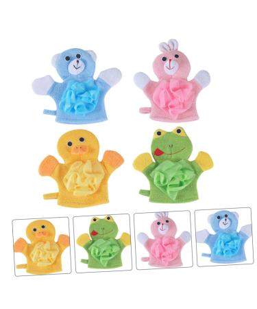 12 Pcs Cartoon Shower Gloves for Kids - Fun Bath Toys & Massage Mitts | Ipetboom Soft Bath Sponge Set - Buy Online on GoSupps.com
