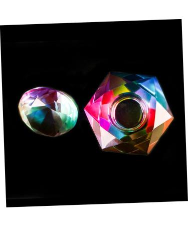 Ipetboom Dappen Bowl Glass Cups Monomer Dish Nail Art Dappen Dish Glass Mug with Lid Liquid Monomer Glass Dish Acrylic Nail Tools Nail Dappen Dish with Lid Bracket Crystal Glass Symphony - Buy Online on GoSupps.com