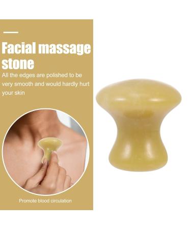 Uonlytech Massage Stone - Gua Sha Roller for Face & Neck Acupoint Massager Rose Jade Soft Tissue Scraper - Manual Facial Massage Tool - Buy Online on GoSupps.com