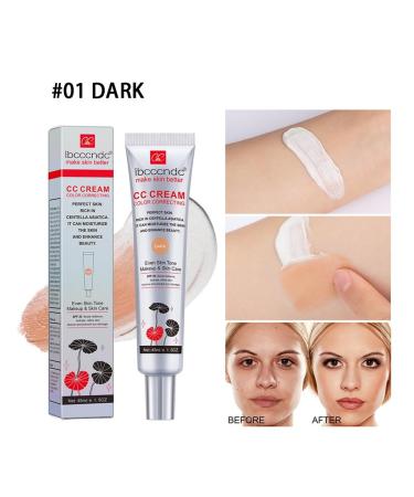 Color Changing CC Cream - 2 in 1 Skincare & Makeup Hydrating Color Correcting Foundation (1pc-#01) - Buy Internationally - Buy Online on GoSupps.com