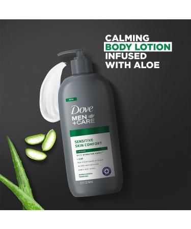 Dove Hand & Body Lotion Men+Care Value Pack Sensitive Skin Comfort Formula with Shea Butter & Aloe Vera Calming Lotion for Dry Skin 13.5 Fl Oz (Pack of 2) - Buy Online on GoSupps.com