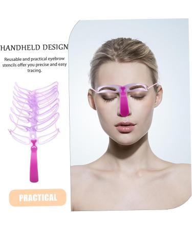 Mikinona Set 8 Full Kinds Stencils Handle Reusable Shaping Kit Women Diy and Womens for Stencil Stamp Styles - Buy Online on GoSupps.com