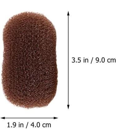 2Pcs Charming Bump It Up Volume Inserts Bump It Up Hair Pads Hair Styling Accessories Do Beehive Hair Base Styling Clip Accessories for Women Lady Girl (Coffee) - Buy Online on GoSupps.com