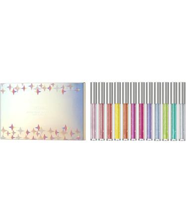  Generisch Set of 12 liquid glitter eyeshadows - 24 ml - Eye makeup - Quick-drying and colorfast - Suitable for (One size fits all) - Buy Online on GoSupps.com