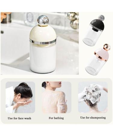 Electric Face Cleanser Foam Cup - Automatic Foam Maker for Skincare & Travel (Black - Buy Online on GoSupps.com