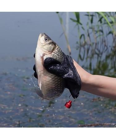 Roipus Waterproof Fishing Gloves - 2 Pack Bite-Proof & Stab-Resistant Anti-Cut Hunting Gloves with Magnetic Lock for Predator Fish Catching - Buy Online on GoSupps.com